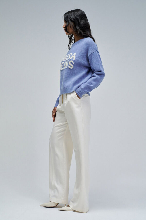 Salsa Jeans Jersey de punto con branding Azul oscuro