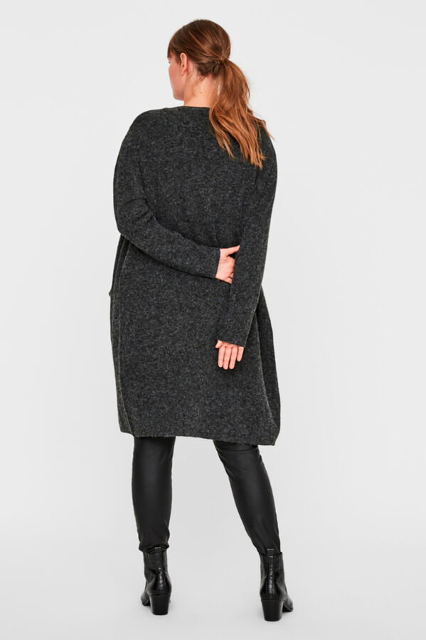 Vero Moda Curve Curve long cardigan Black