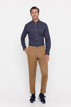 Cortefiel Classic fit chinos Brown