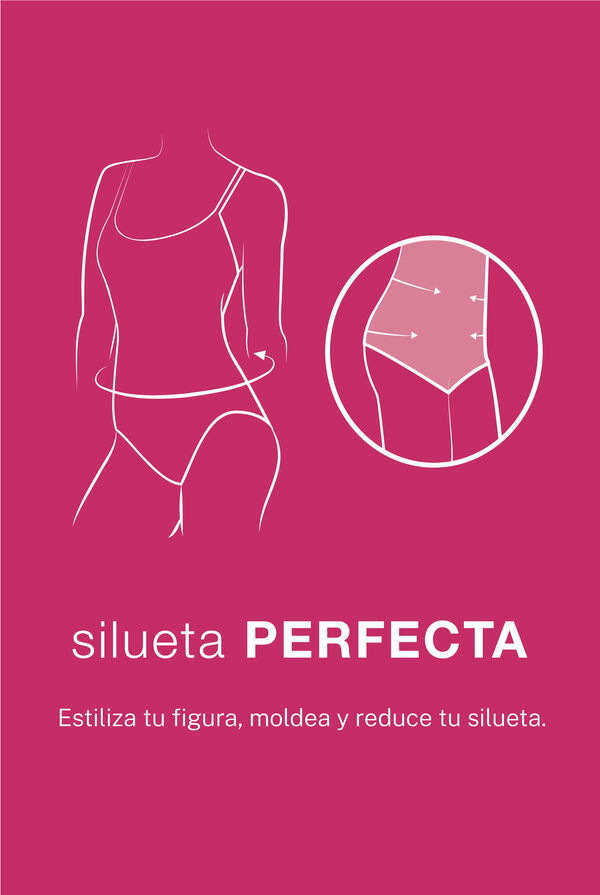 Cortefiel Shaping swimsuit with rings Ivory