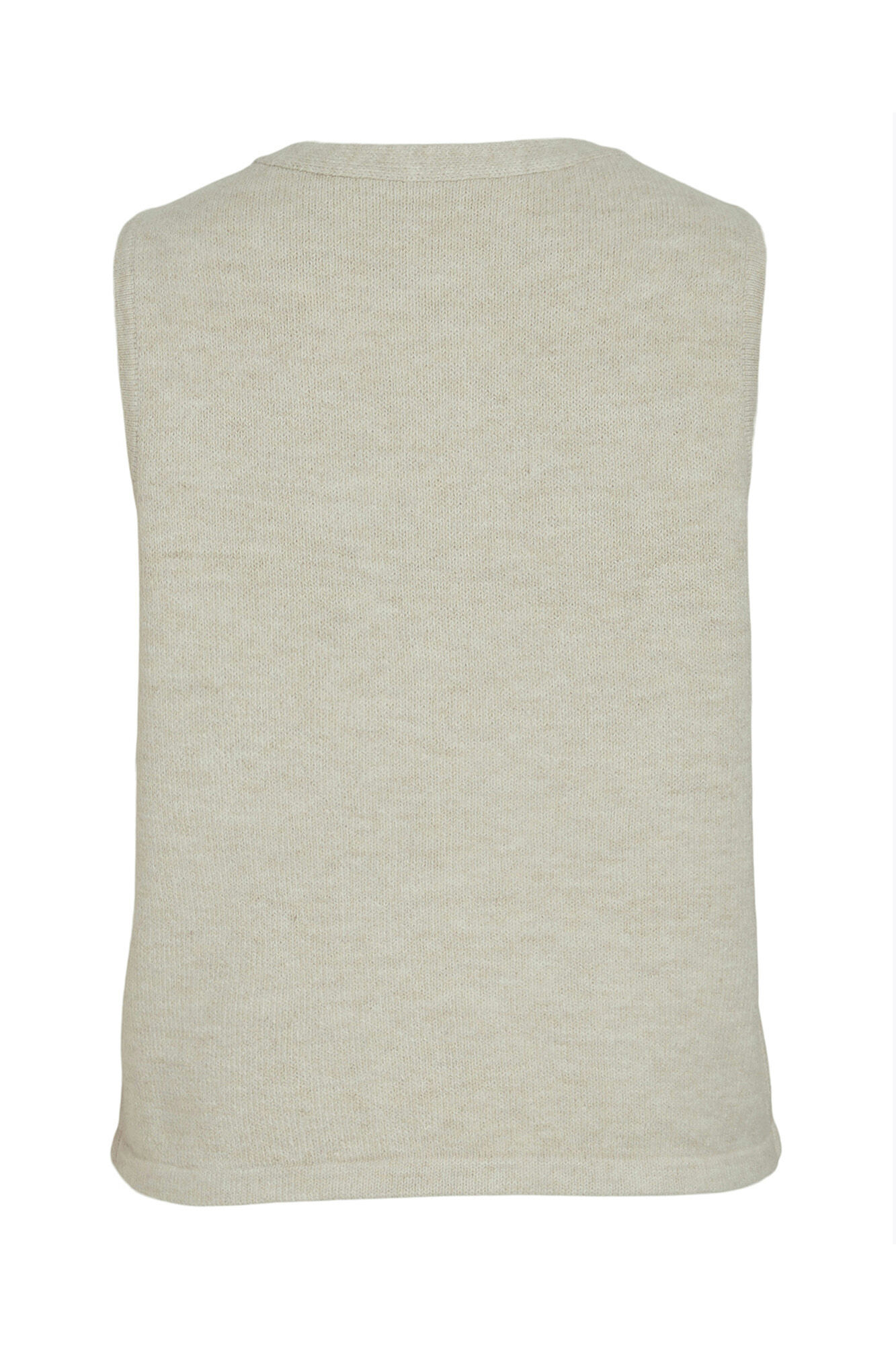 Vila Malha de colete com bot&otilde;es de joia