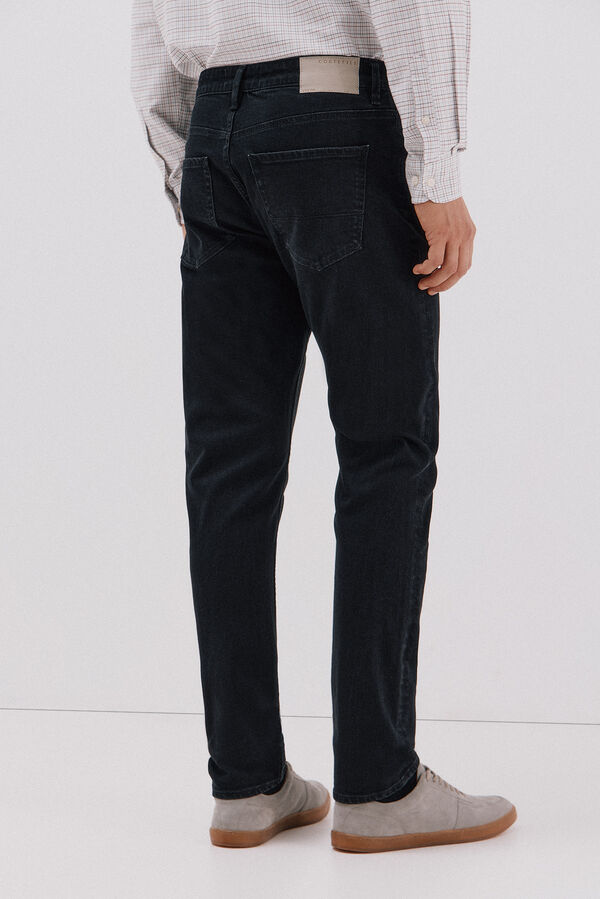 Cortefiel Slim fit jeans Black
