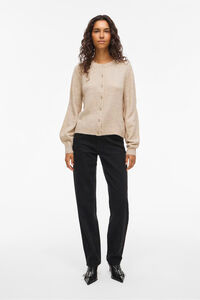 Vila Casaco de malha de malha com malha