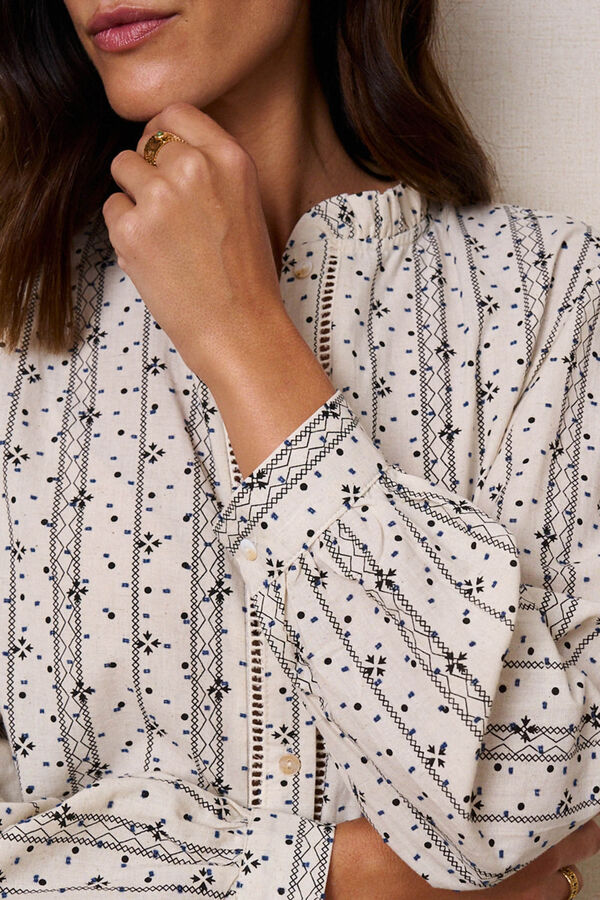 Polín Et Moi Blusa bordada Debi Tostado