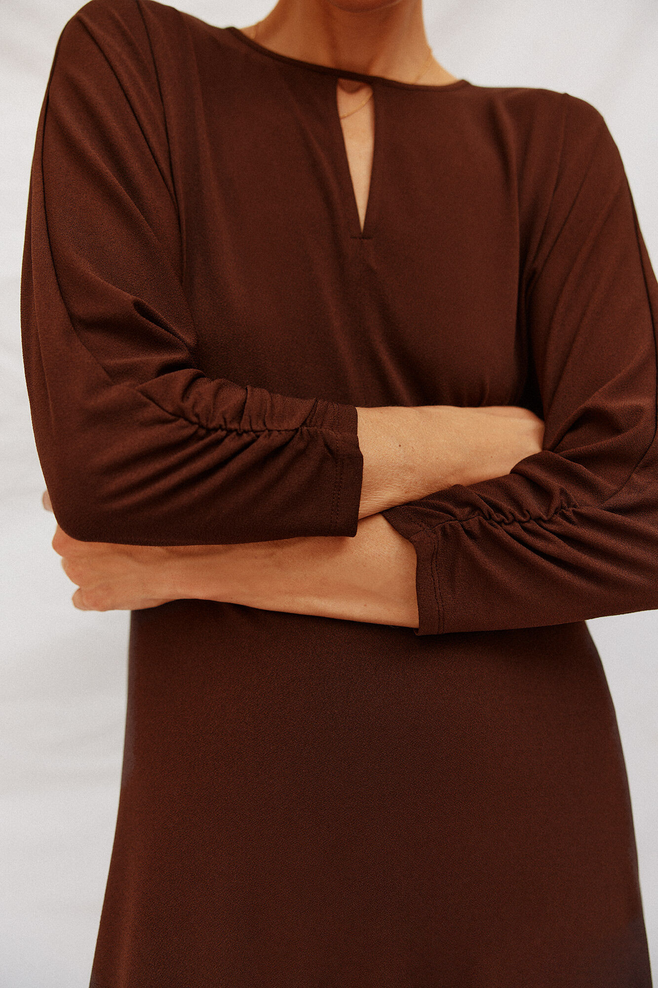 Cortefiel Flowing printed dress