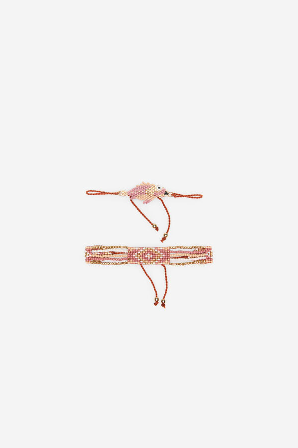 Cortefiel Set de pulseras pez Multicolor