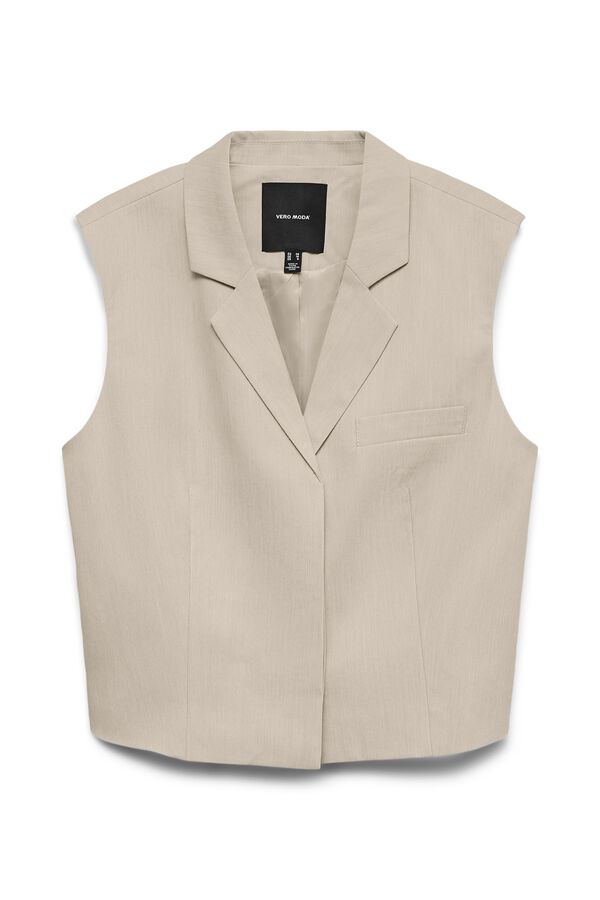 Vero Moda Chaleco de vestir Beige