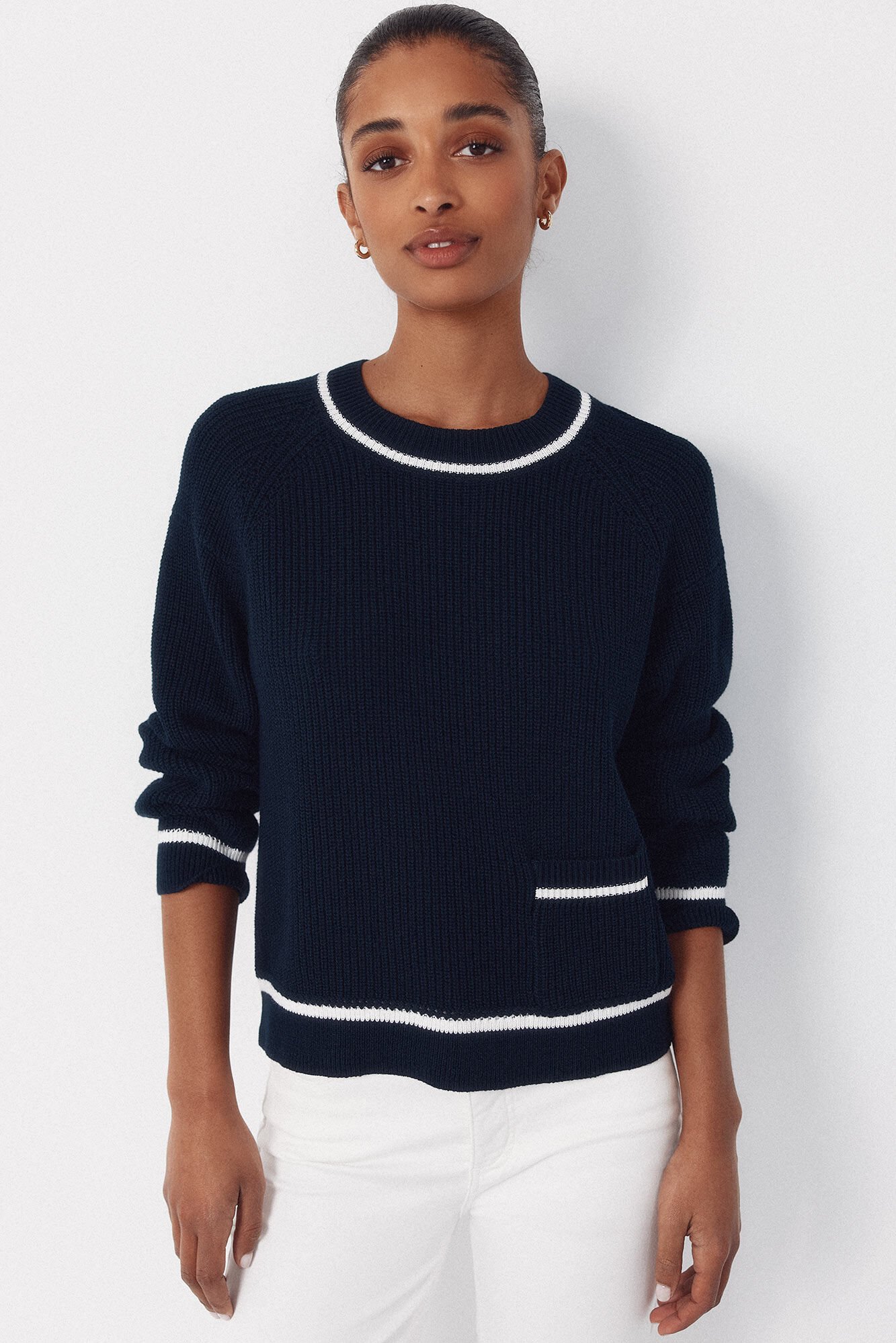 Cortefiel Contrast combination jumper