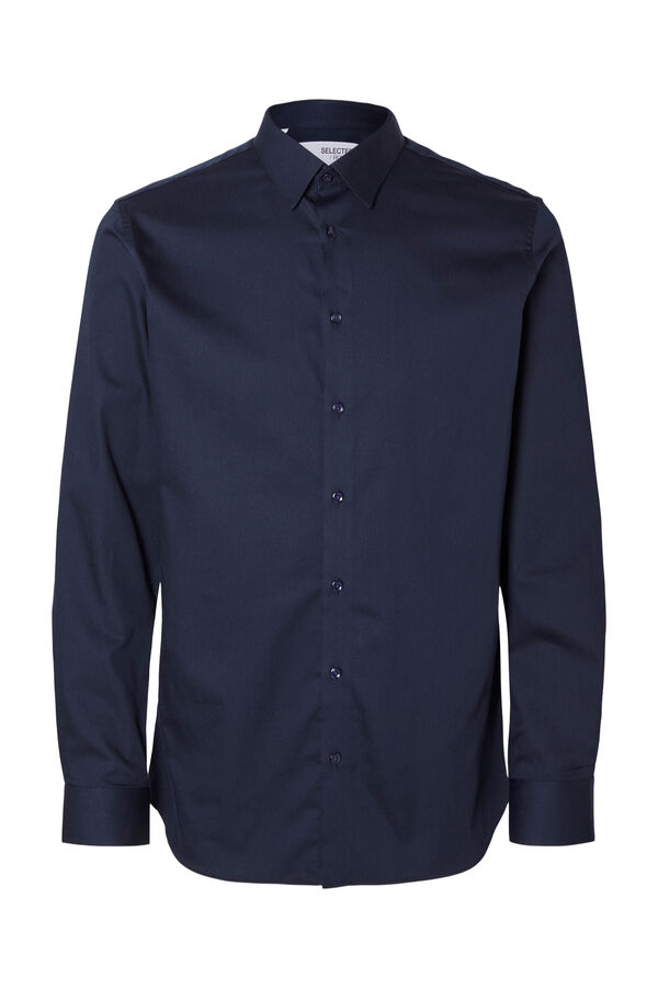Selected Slim Fit dress shirt Navy