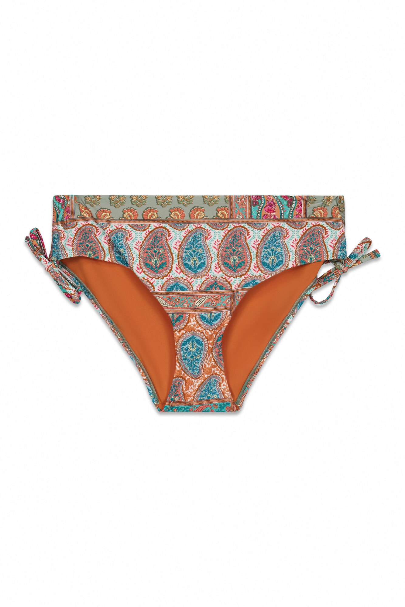 Cortefiel Braga bikini con cordones laterales.
