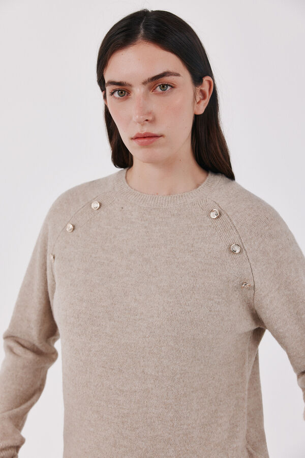 Cortefiel Soft touch jumper Nude