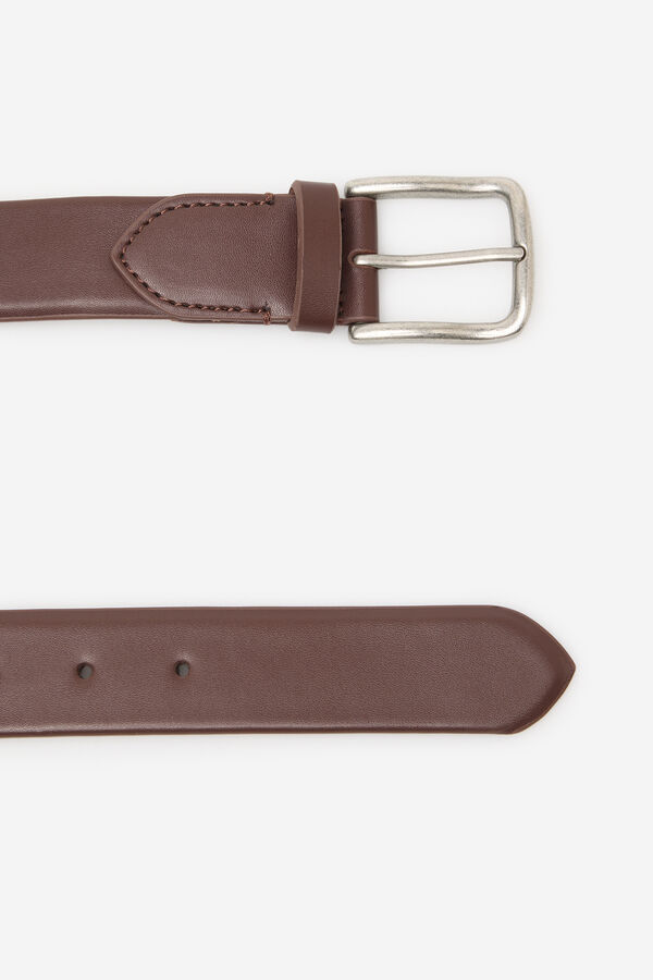 Cortefiel Stretch dress belt Dark brown