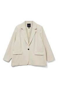Vero Moda Curve Blazer manga comprida com lapela plus size