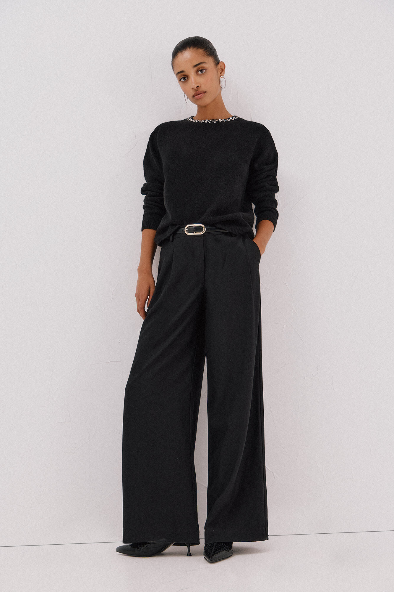 Cortefiel Jersey punto joyas