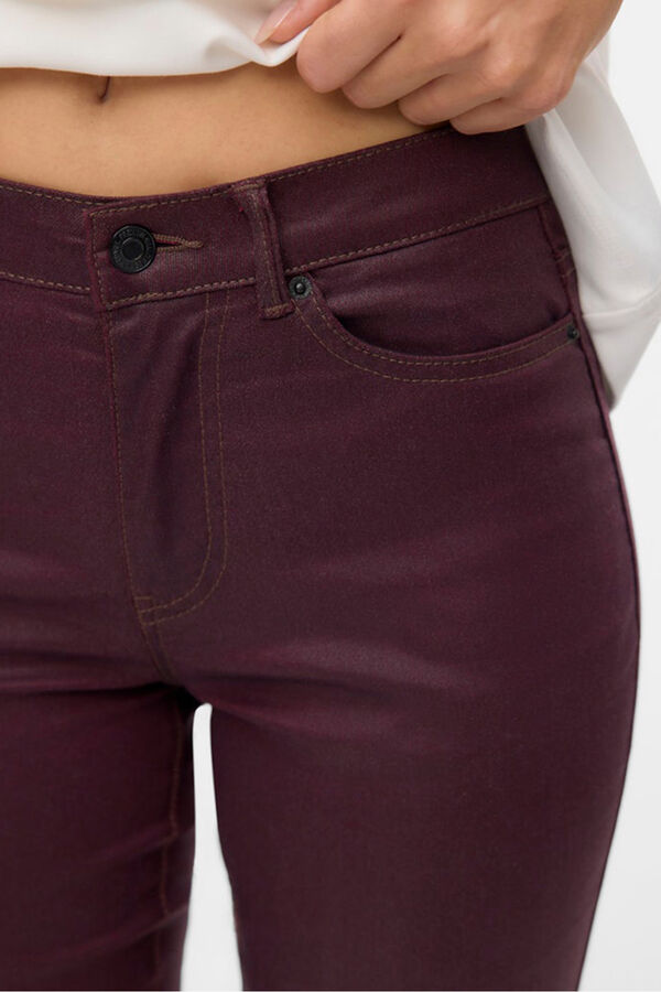 Vero Moda Calça jeans skinny  Roxo