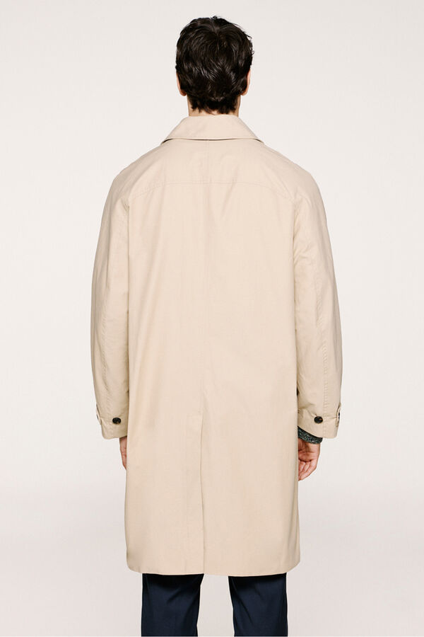 Selected Gabardina de algodão orgânico  Cinzento