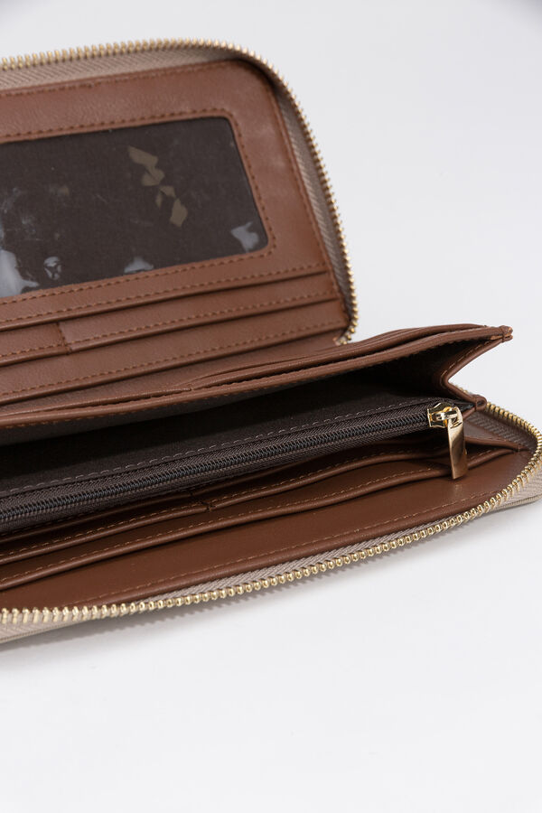 Vilanova Carteira de Nylon com Aba Ecru