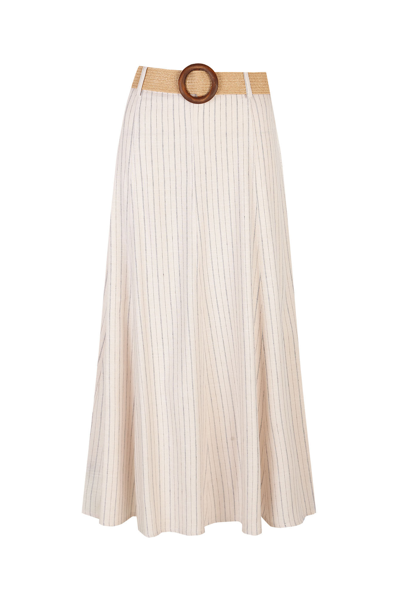 Cortefiel Flared skirt with belt