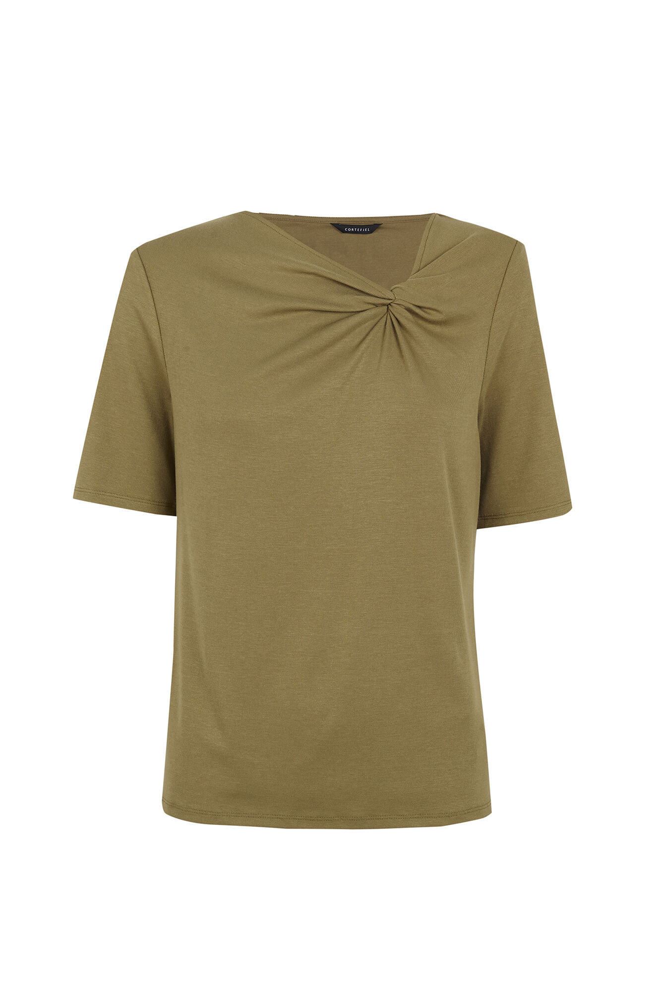 Cortefiel Knot neckline T-shirt
