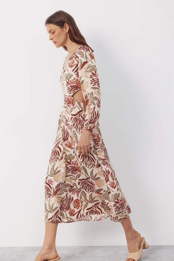 Cortefiel Printed dress Multicolour