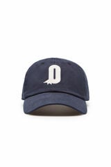 Cortefiel Cotton cap with plane logo Navy