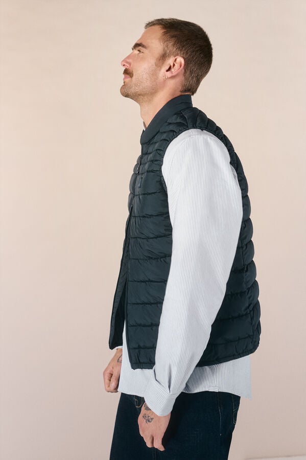 OOTO Colete acolchoado ultraleve Azul