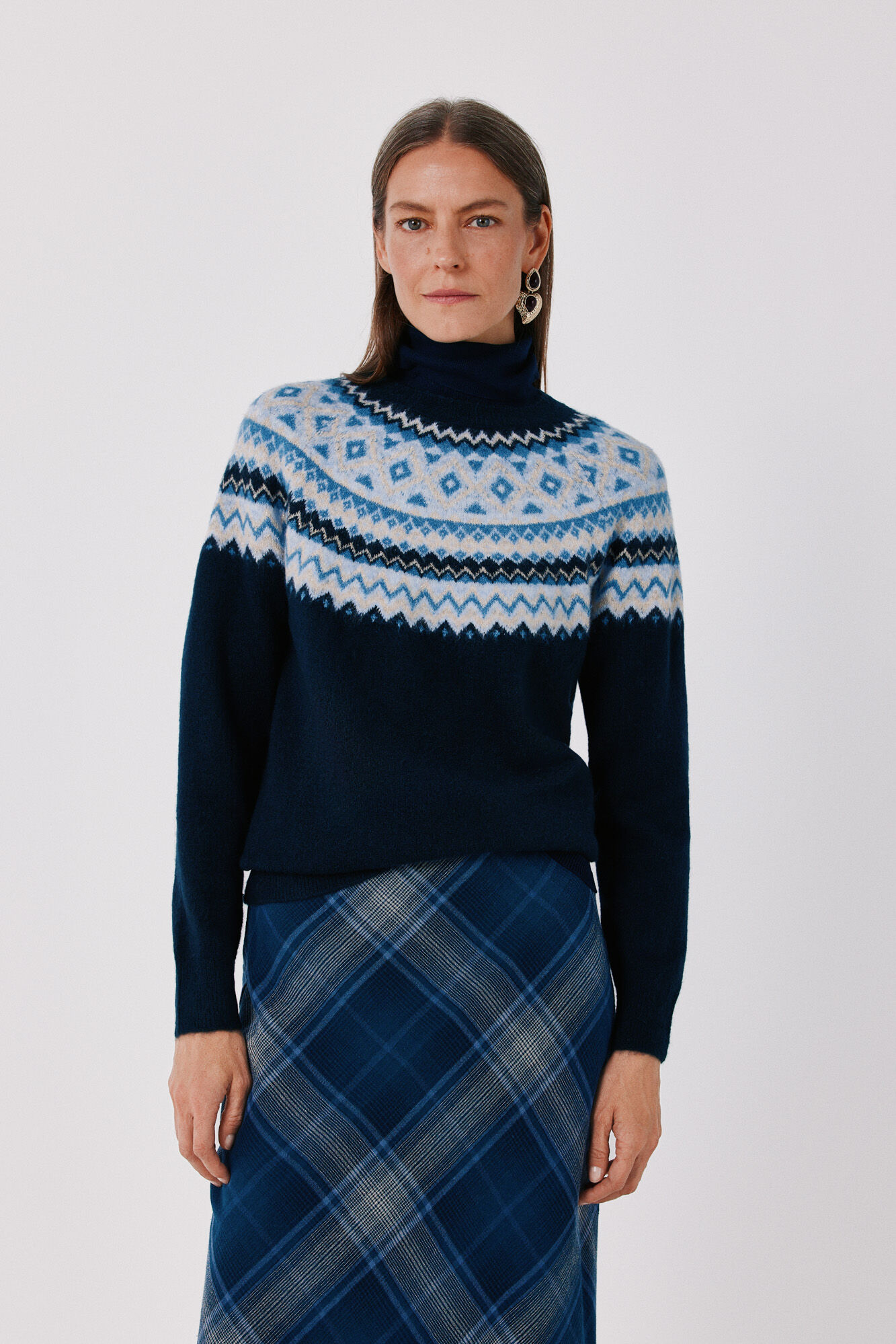 Cortefiel Positional jacquard jumper