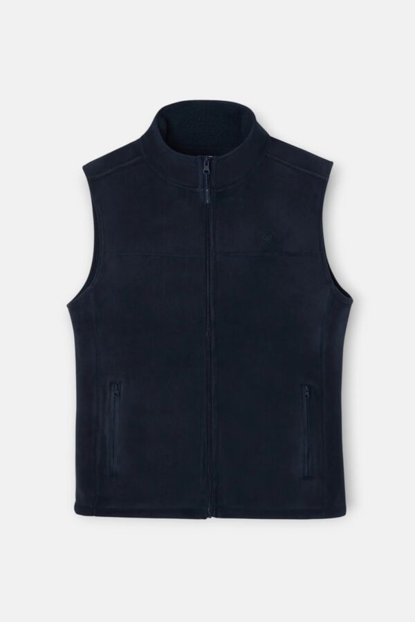 Silbon Fleece gilet Navy