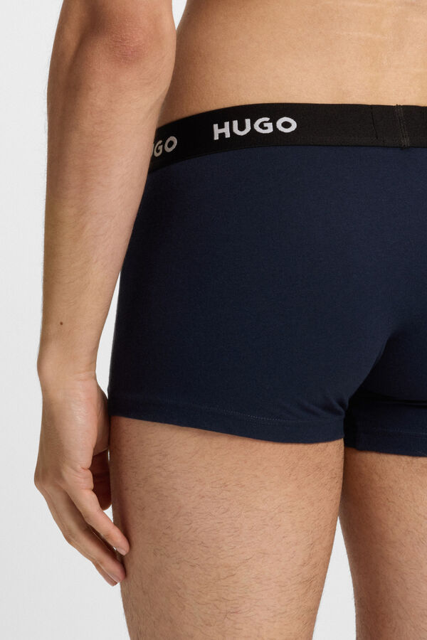 HUGO Pack 3 boxers Azul