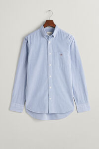 Gant Camisa de popelina às riscas largas de corte regular