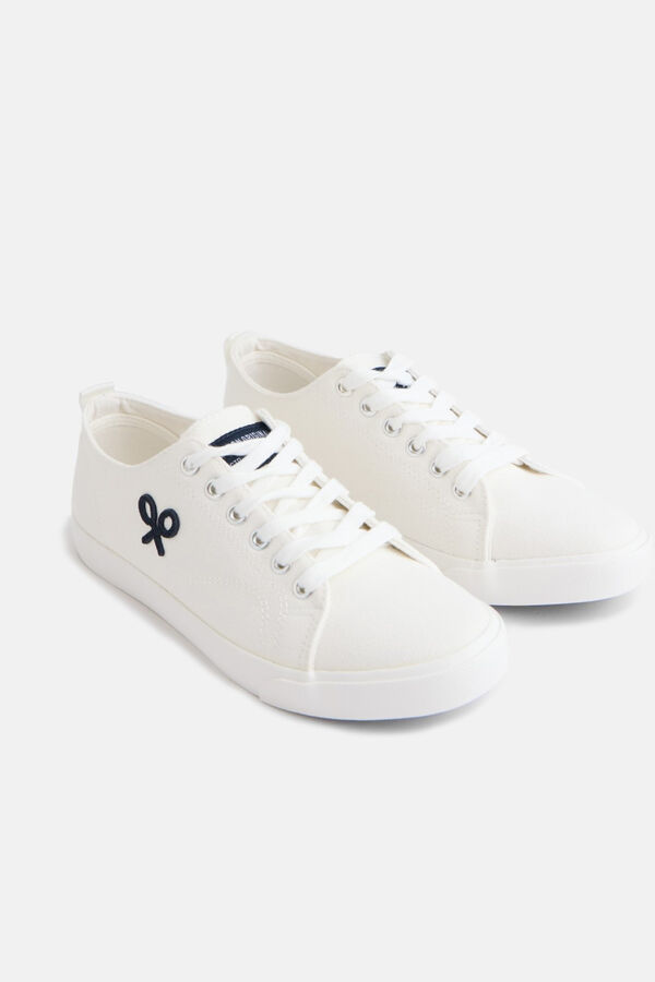 Silbon Classic canvas sneaker White