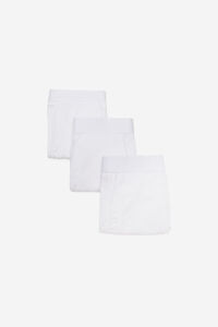 Cortefiel Pack of three jersey-knit boxers  White