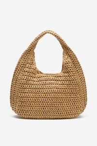 Cortefiel Braided hobo bag