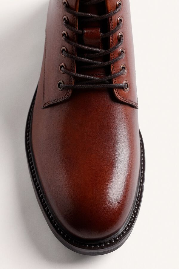 Gioseppo Botins de pele Castanho