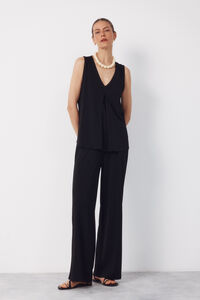 Cortefiel Long pleated top