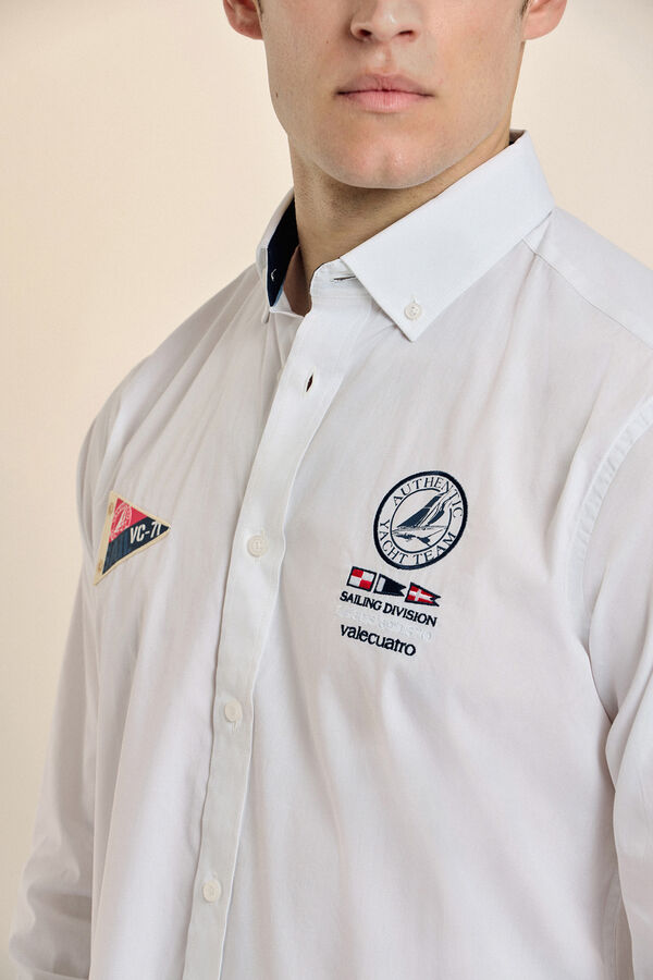 Valecuatro Camisa desportiva Branco