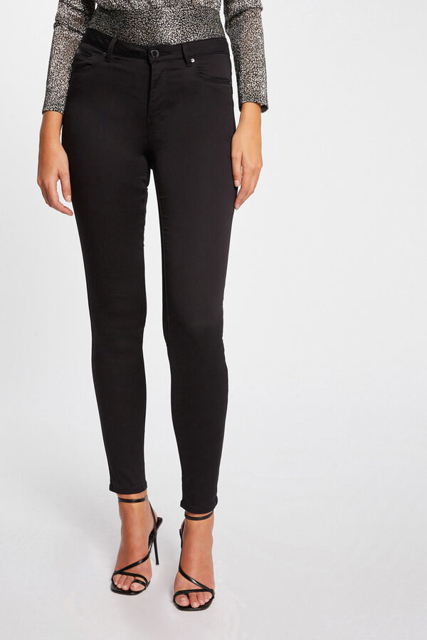 Morgan Pantal&oacute;n slim talle est&aacute;ndar Negro