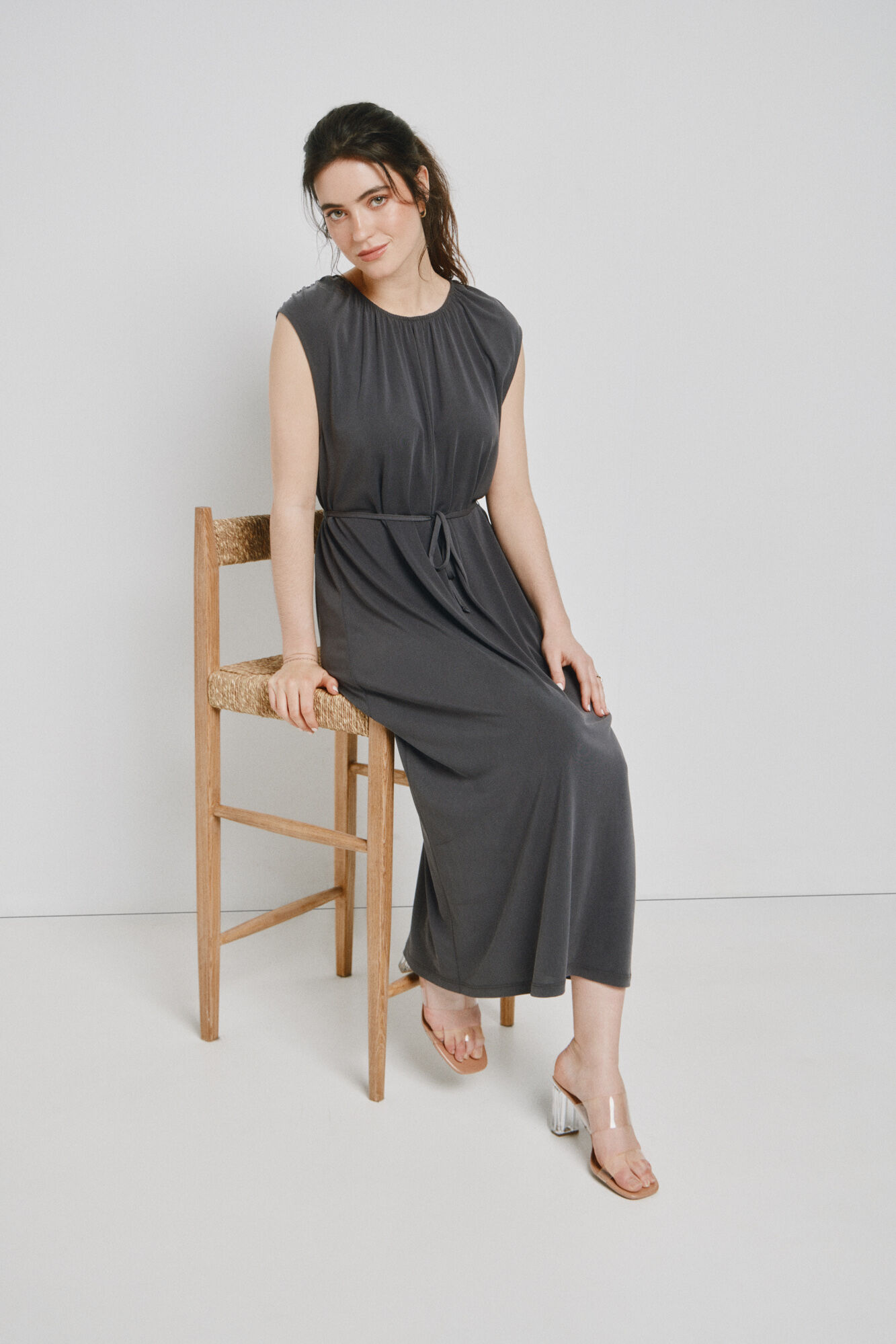 Vero Moda Vestido 7/8 sem mangas