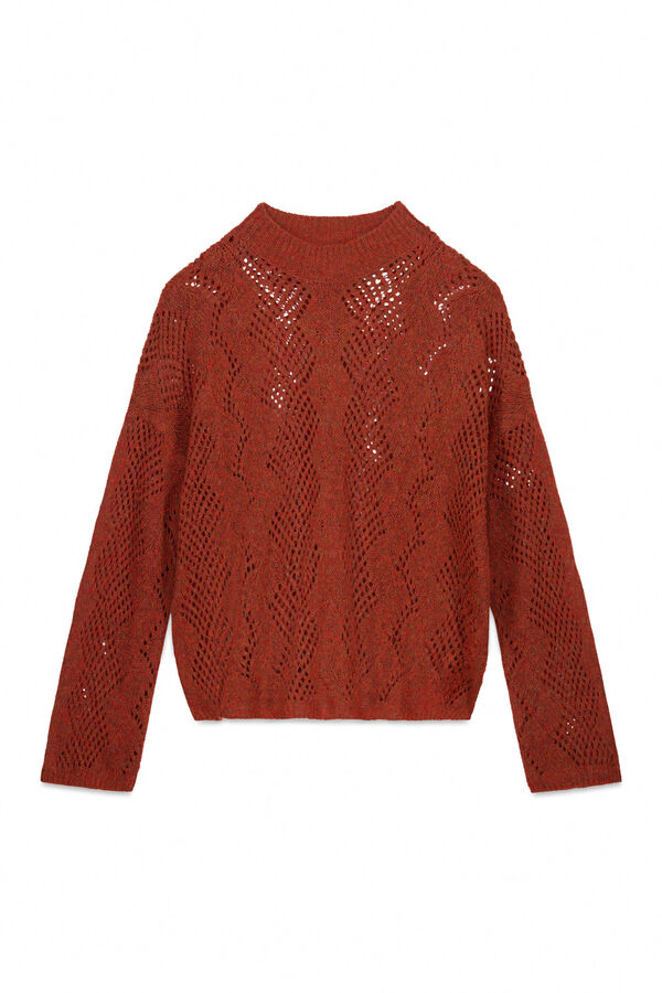 Slowlove Jersey calado perkins Naranja