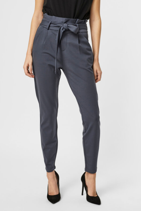 Cortefiel Paperbag trousers Blue