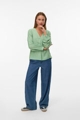 Vero Moda Camisa manga comprida gola em bico Verde