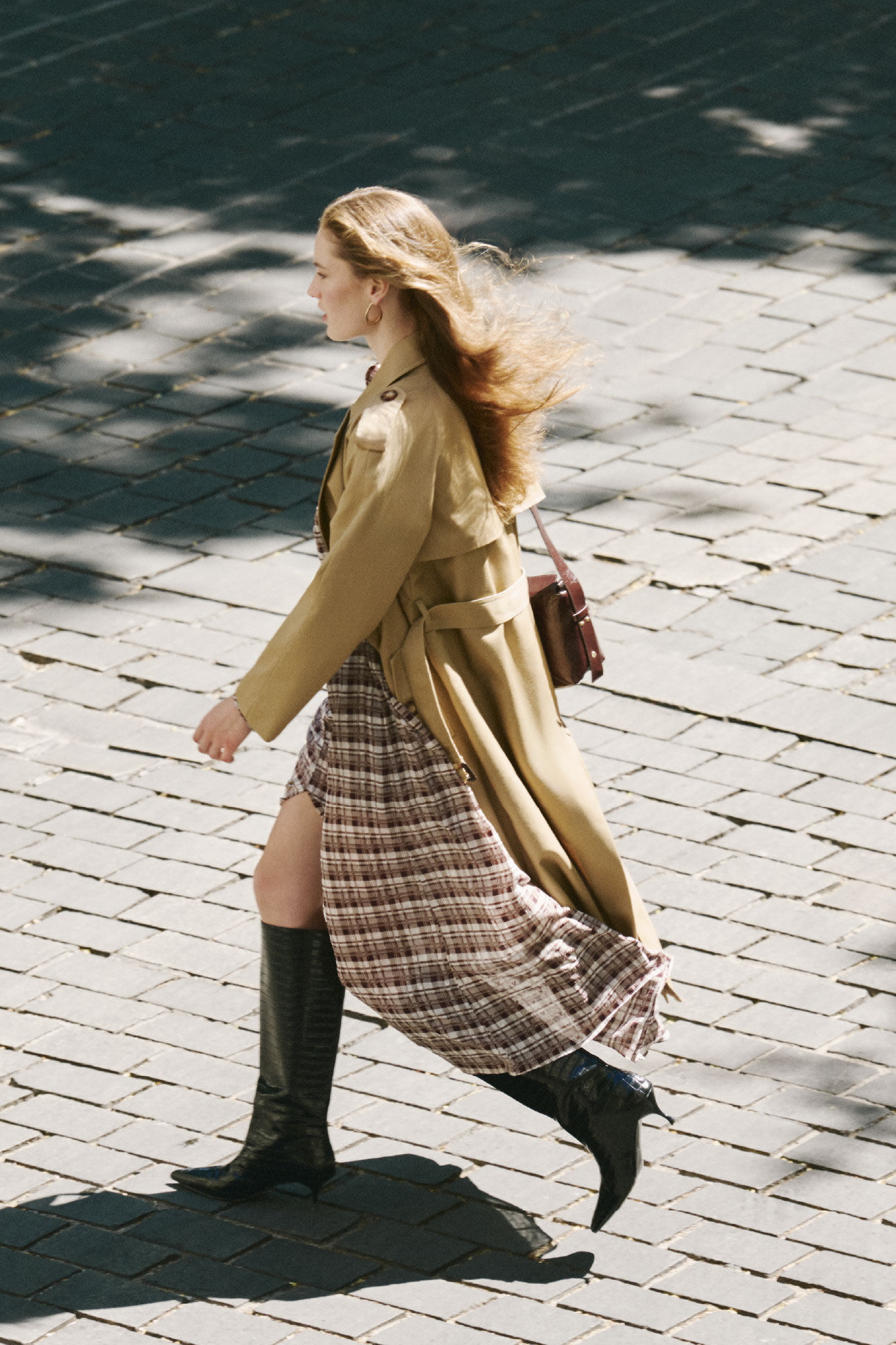 Cortefiel Long trench coat