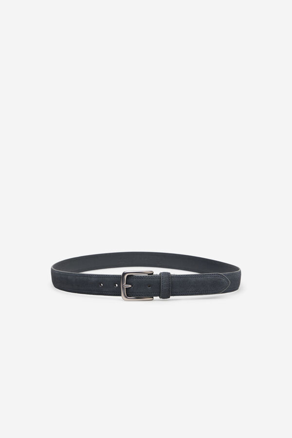 Cortefiel Leather sport belt Navy