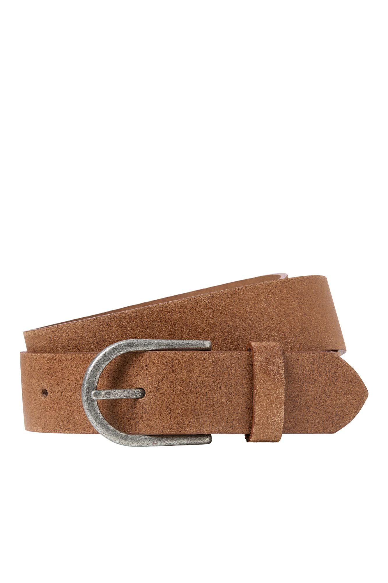 Jack & Jones Cinto em pele com fivela oval