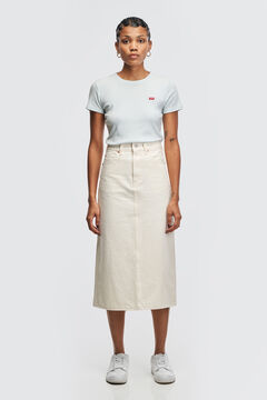 Cortefiel Levi's® Denim skirt  White