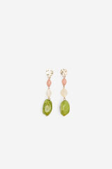 Cortefiel Pendientes cuentas resina Multicolor