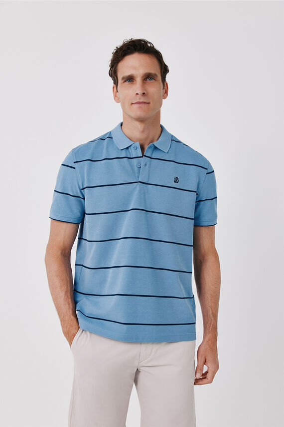 Polo piqué de rayas
