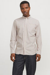 Jack & Jones Camisola oxford slim fit Cinzento