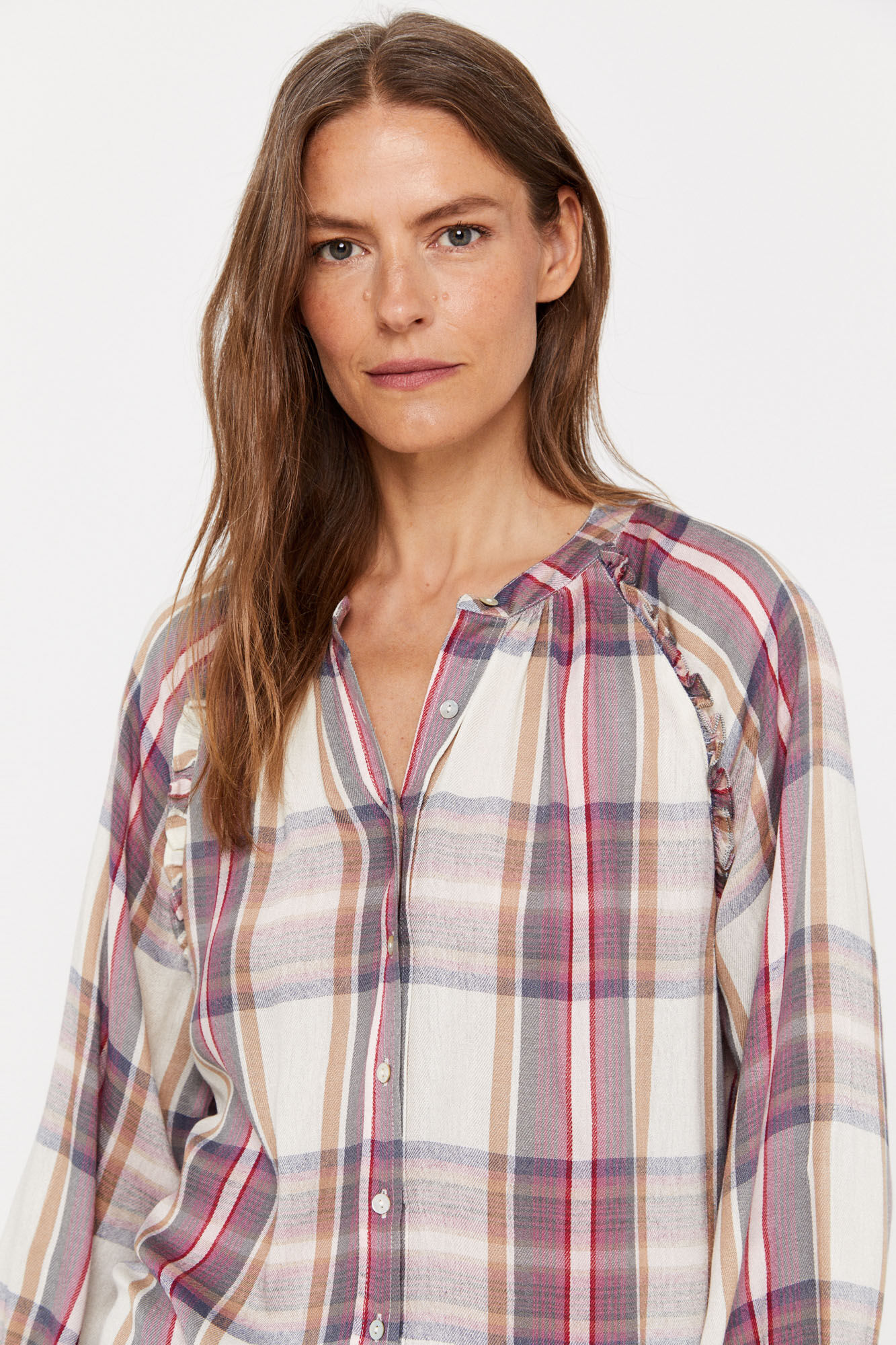 Camisa cuadros Blusas de mujer Cortefiel