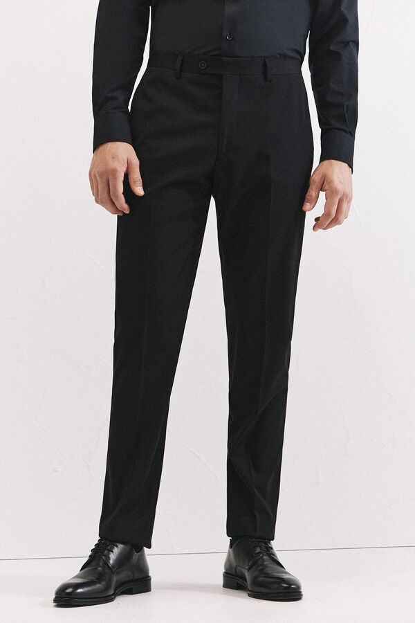 Cortefiel Black trousers series xxi Black
